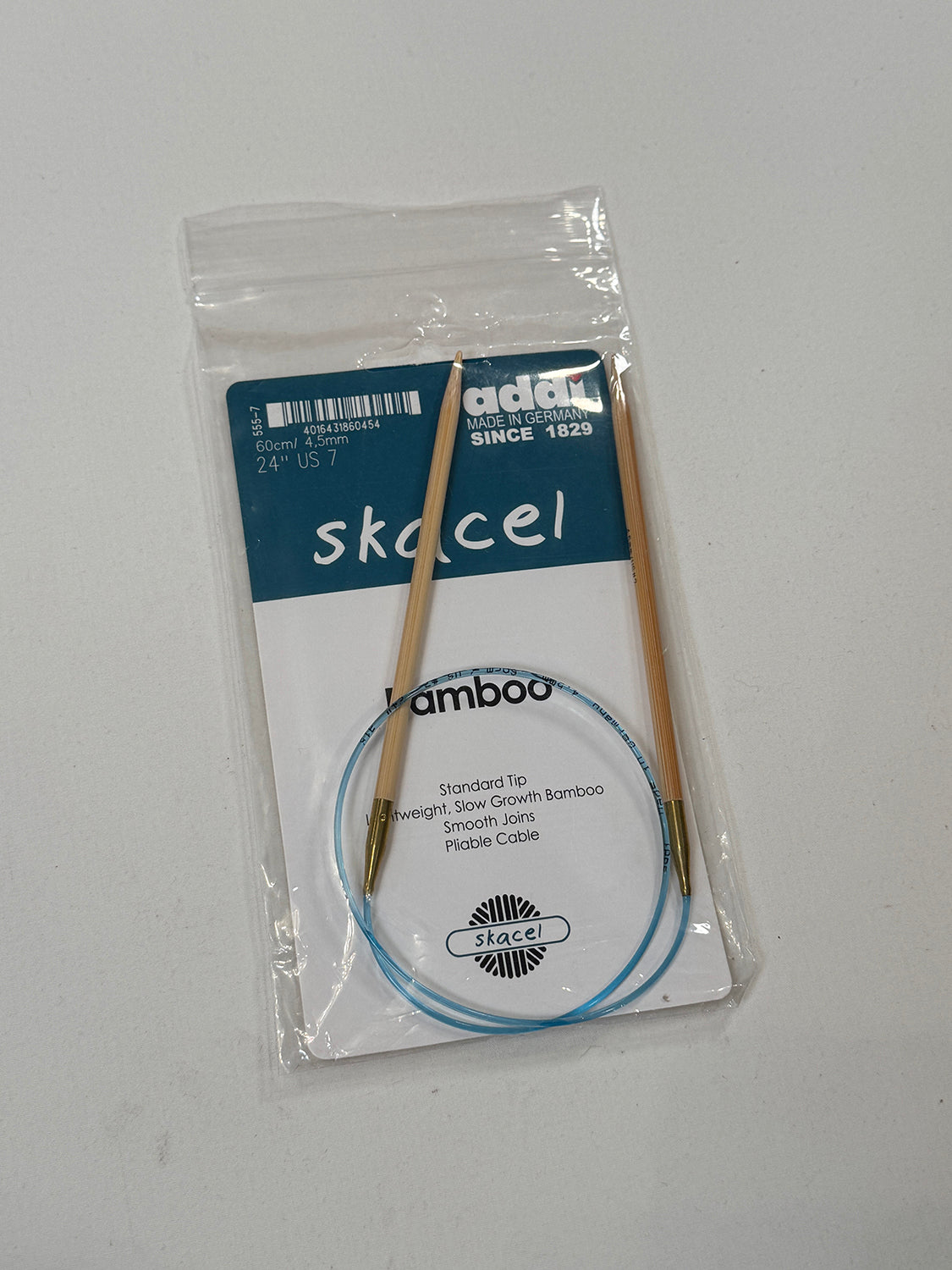 24" US 7 Corded Circular Knitting Needles