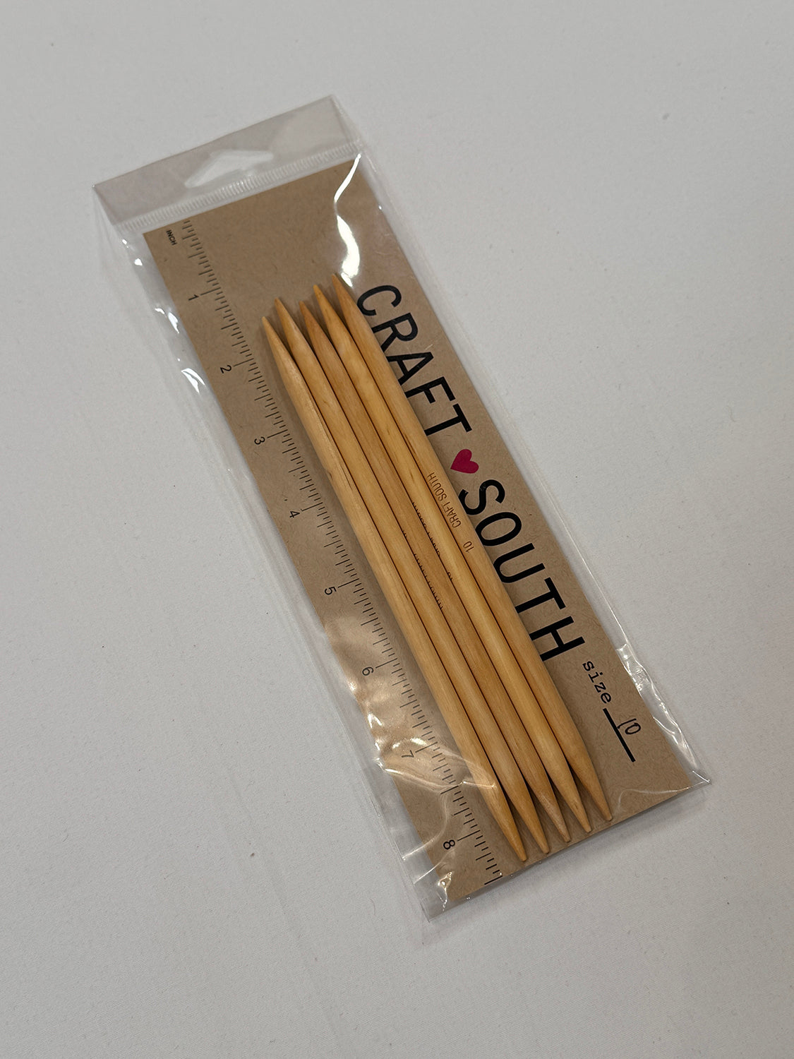 7" US 10 Double-pointed Needles