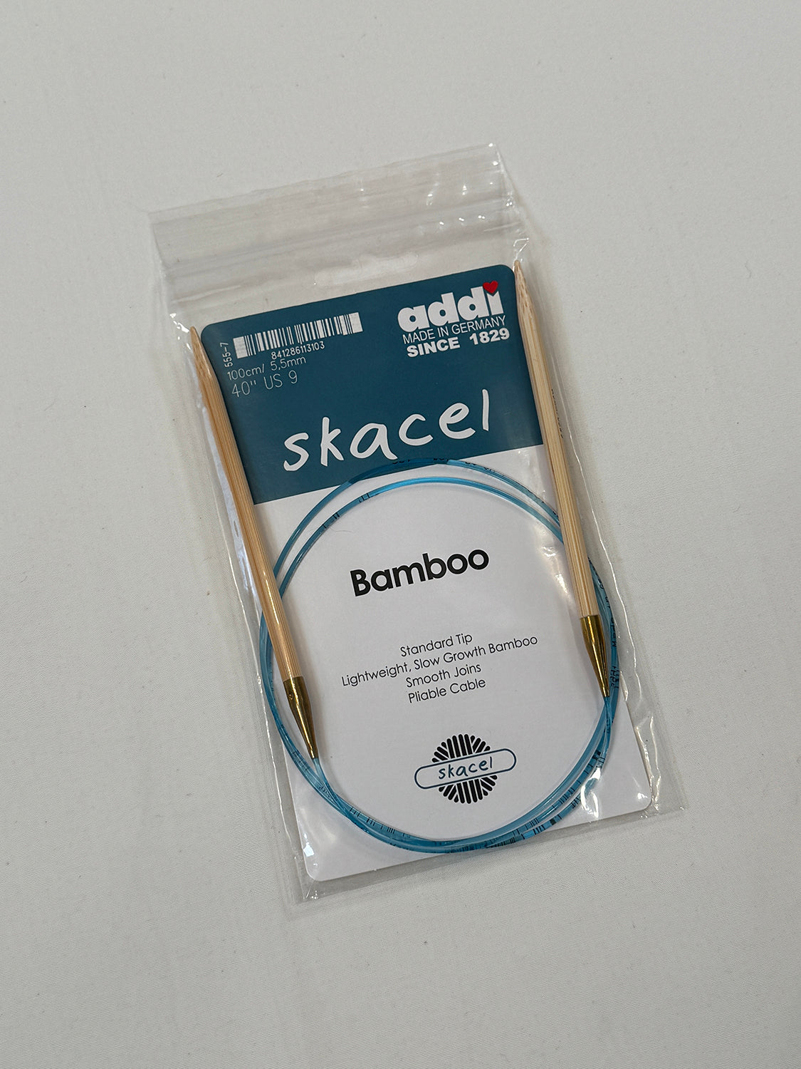 40" US 9 Corded Circular Knitting Needles
