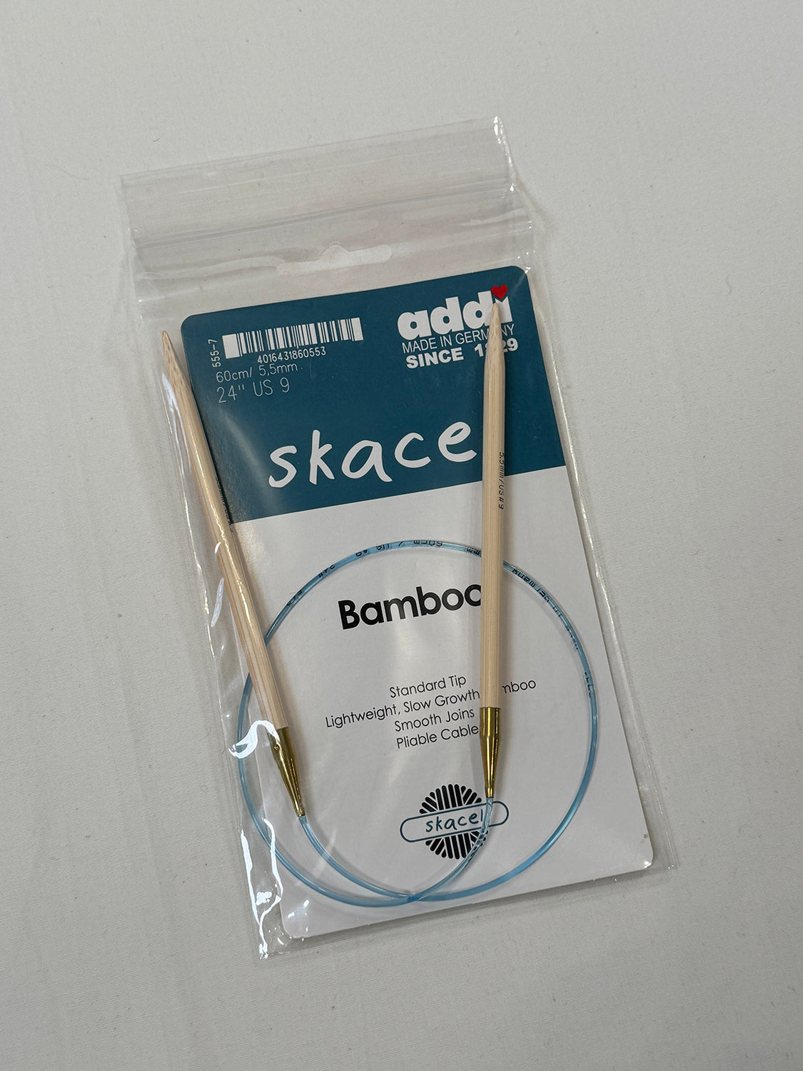 24" US 9 Corded Circular Knitting Needles