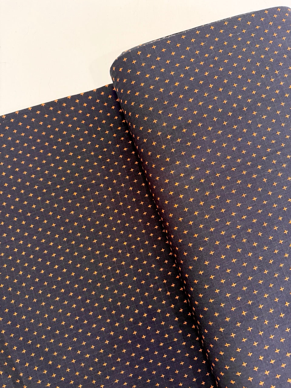 Manchester Woven - Black and Orange