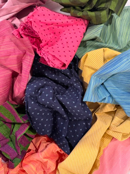 Yarn Dyes + Woven Scraps