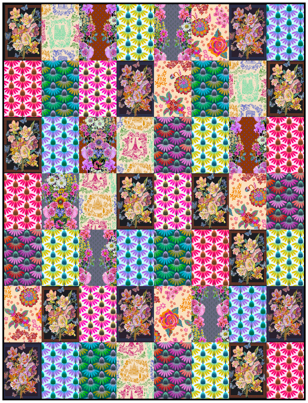 Quick Picnic Quilt Kit