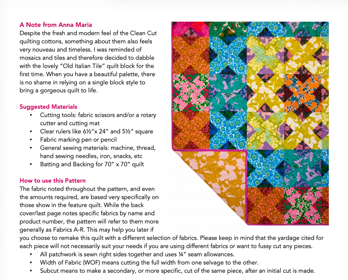 Clean Cut Quilt