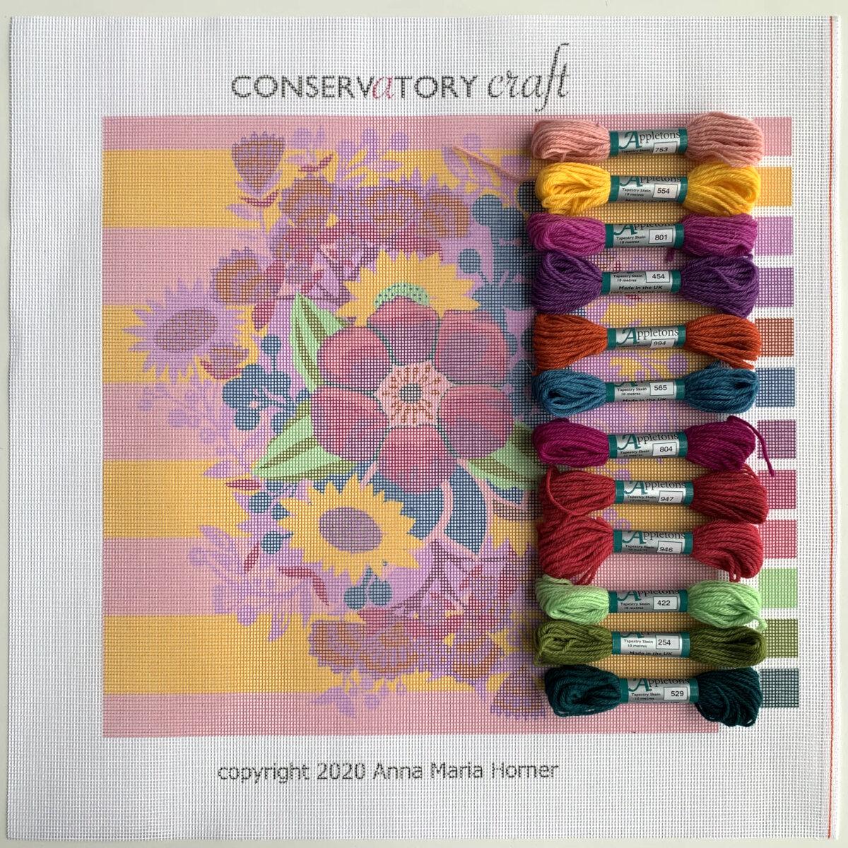 Center of Attention Needlepoint Kit