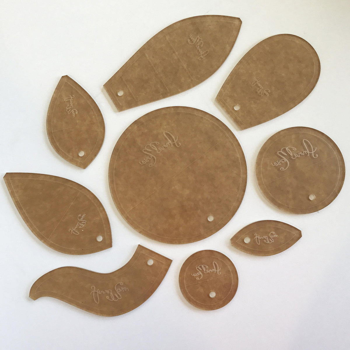 In Bloom Acrylic Template Set