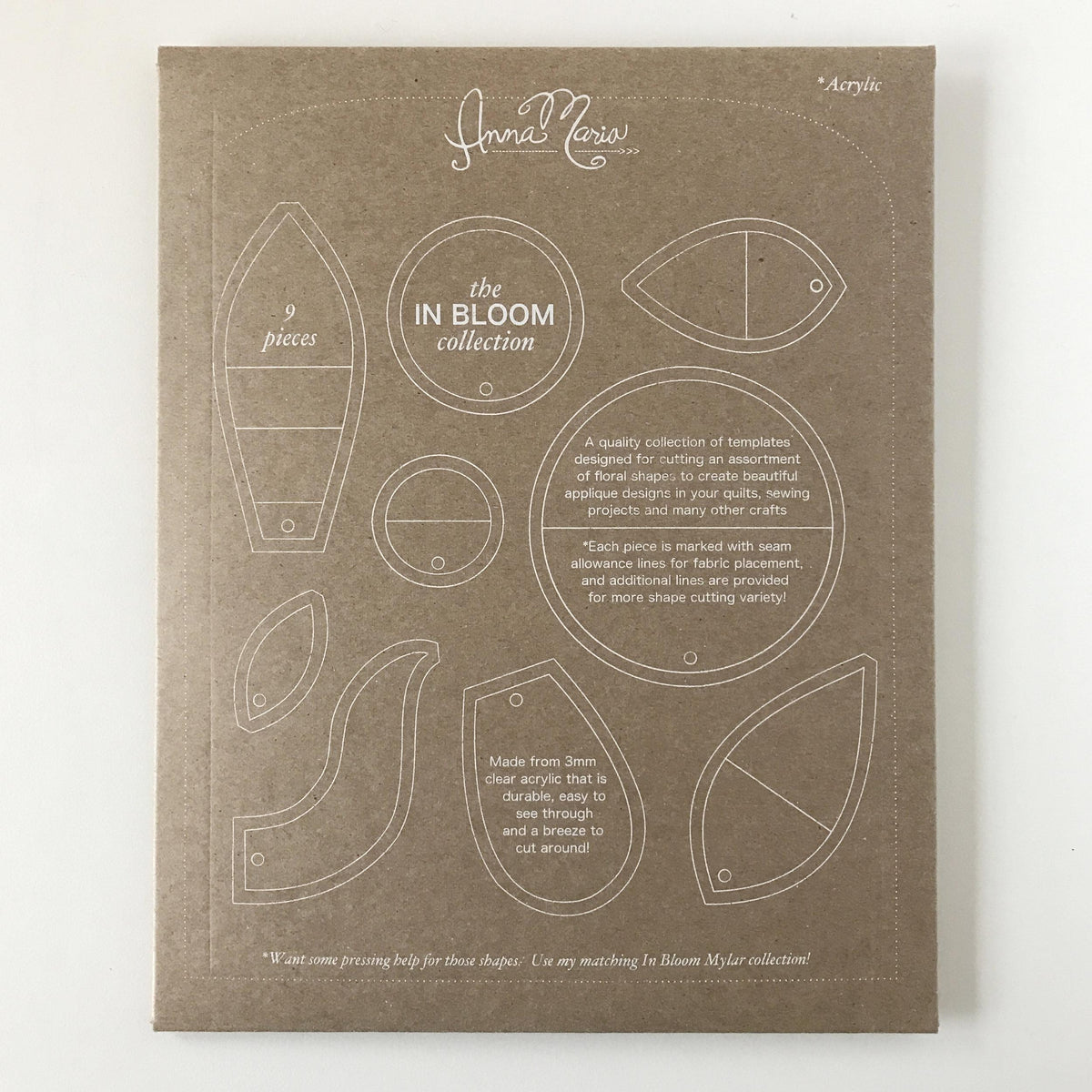 In Bloom Acrylic Template Set