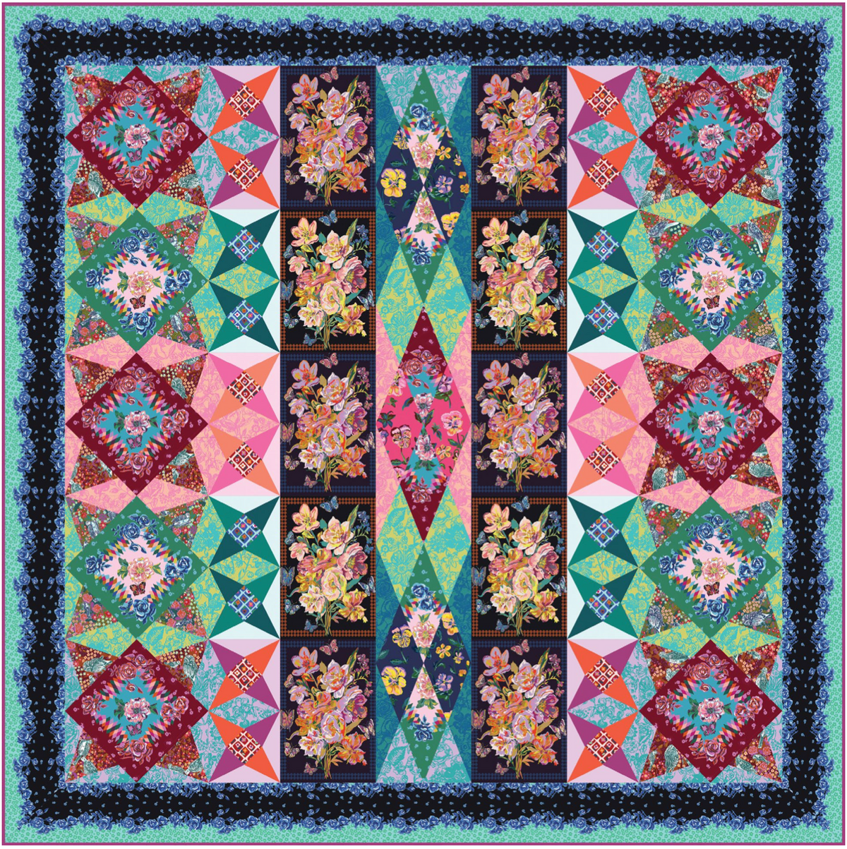 Mon Jardin Quilt Kit