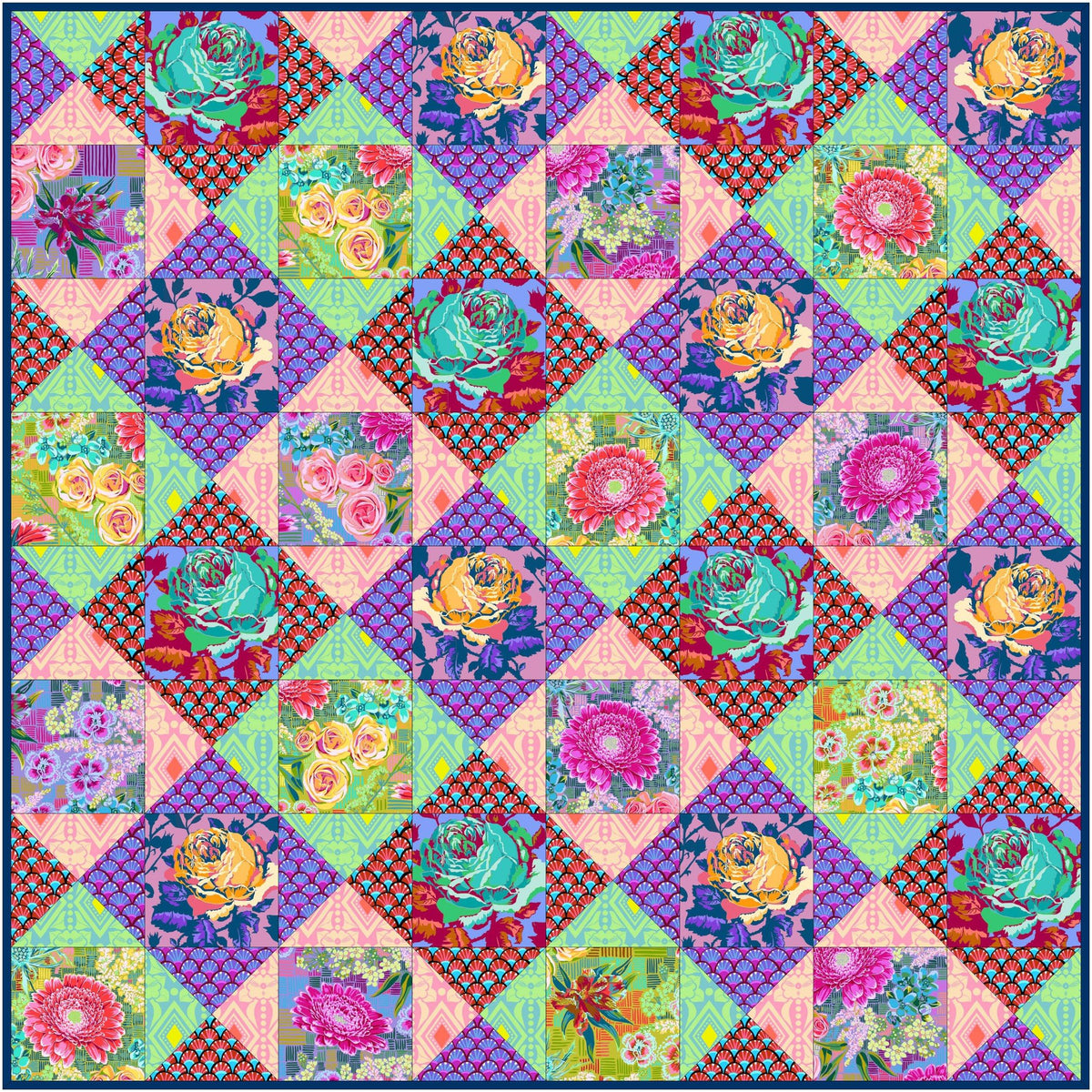 Criss Cross Applesauce Baby Quilt