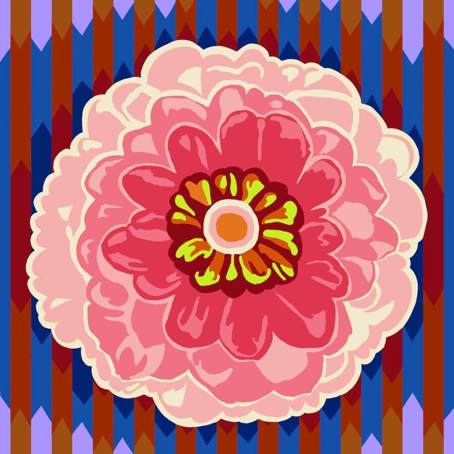 Zinnia Needlepoint Kit